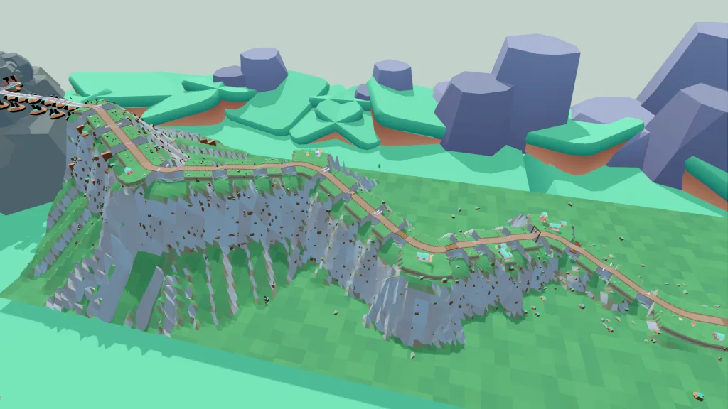 After: a zigzag along the ridge